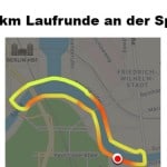 Strecke Spendenlauf